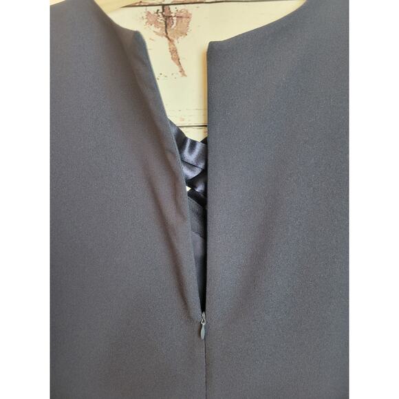 NWT VTG Nancy Michaels Royal Blue 2-Piece Formal Dress & Jacket Women's Size 18P - Picture 12 of 16